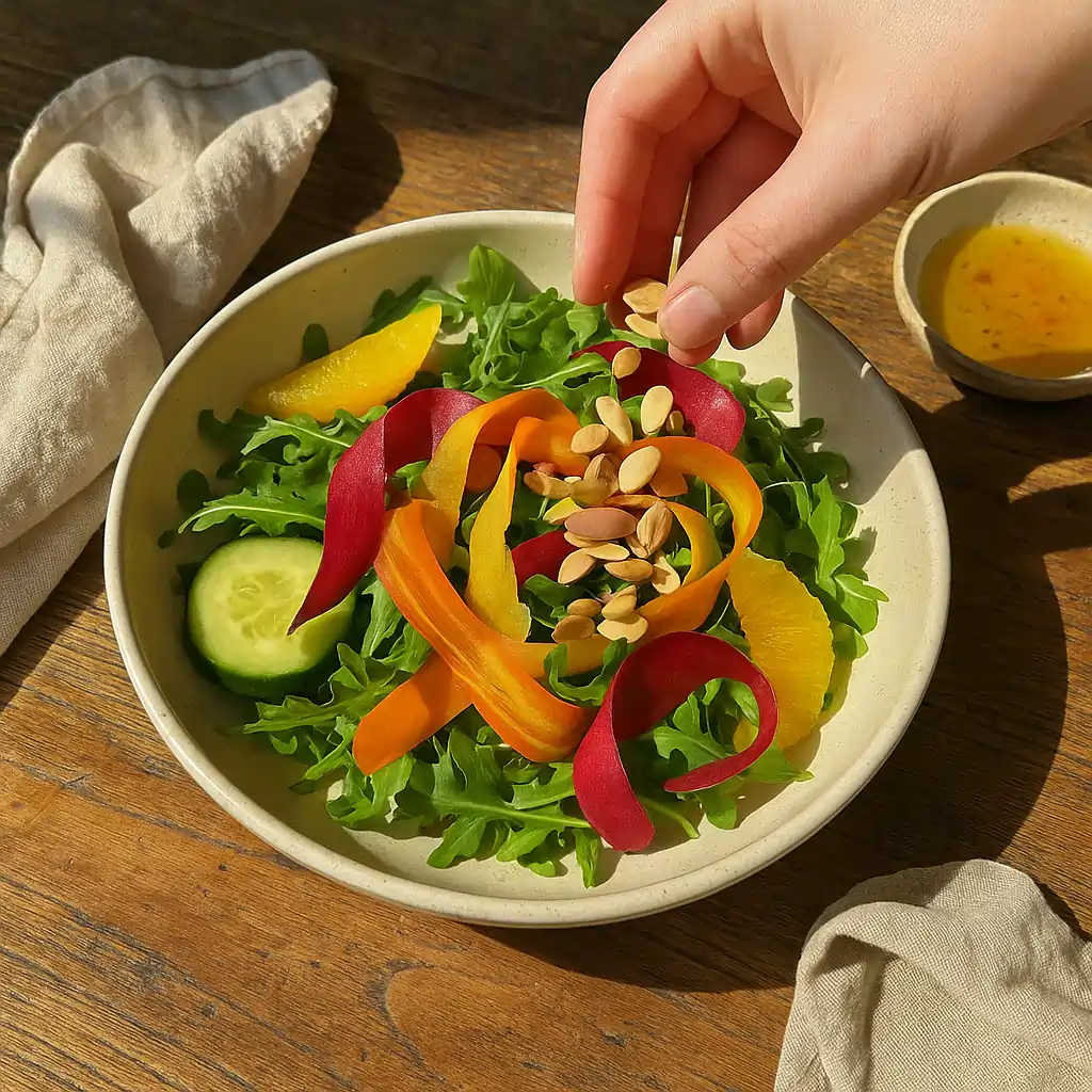 Citrus Beet Ribbon Salad