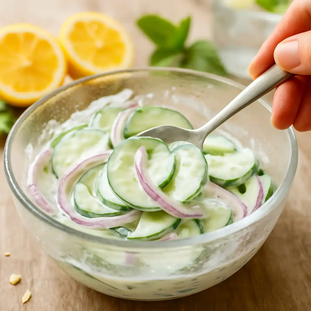 Creamy Cucumber Miracle Salad