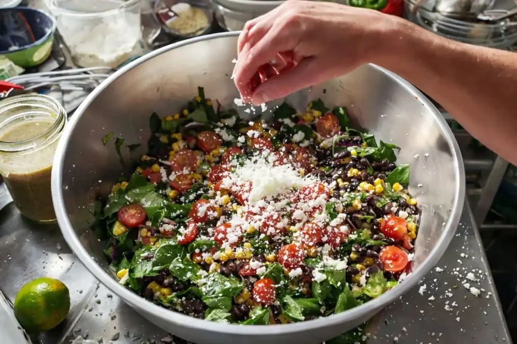 Fiesta Salad Assembly