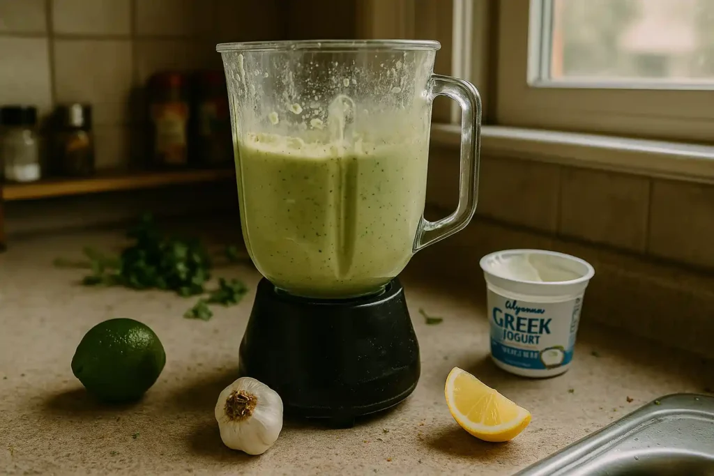 Homemade Avocado Ranch Dressing