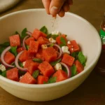 Watermelon Feta Mint Salad