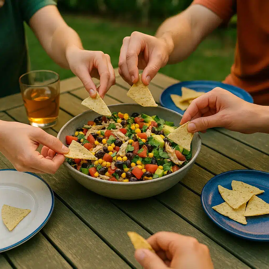 Mexican Chicken Salad Serving