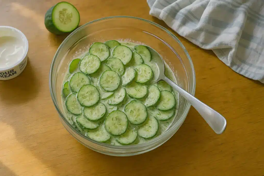 Keto Cucumber Salad