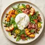 Peach Burrata Salad