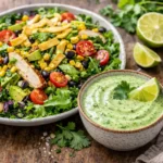 cilantro lime sauce salad
